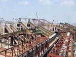 Inclined Rubber Fixed Belt Conveyor For Mining Stone Crusher Conveyor Belt