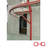 Monorail Overhead Conveyor Equipment for Powder Coating Customized Sheet Metal