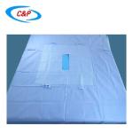 Hospital Disposable Laparotomy Pack Sterile Field Drape In Blue Color