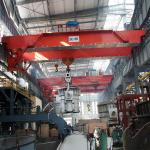Heavy Duty Cabin Control Double Girder Foundry Cranes for Steel Metals