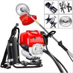 backpack Anti Slip 2 Stroke engine two poles Brush Cutter lawn trimmer grass