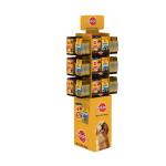 Pet Food Wooden Holder Stand Customized Colors Made Of Metal