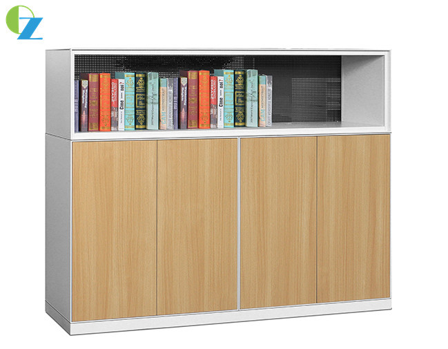 5mm Slim Edge Steel Office Modular file Cabinet Up Open And Down Swing Door