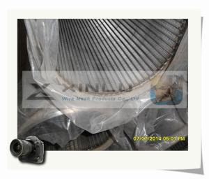 Wholesale 10 Inch Wedge Wire Screen Pipe V Wire SS201 Stainless Steel Slotted Pipe from china suppliers