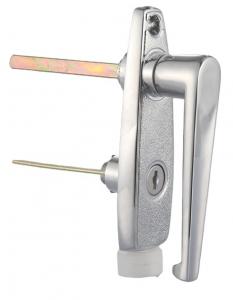 Wholesale Safety Protect Garage Door Handle Lock Silver Steel Cabinet Lock from china suppliers