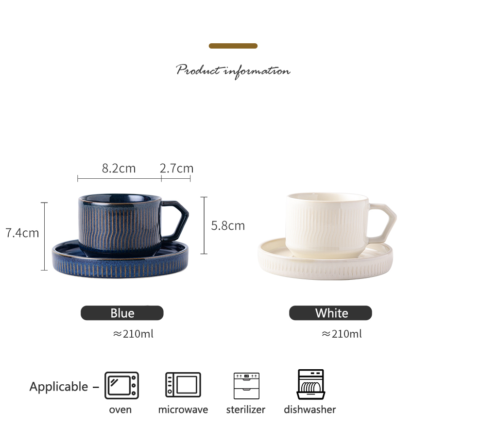 Porcelain Coffee Cup And Saucer Ceramic Tea Cup Gift Box For Father'S Day 2024 Dad Mug