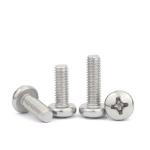 DIN7985 SS304 Stainless Steel Phillips Cross Recessed Round Pan Head Machine