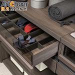 Open Door Floor To Ceiling Modern Walk In Wardrobe Experience The Height Of
