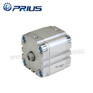 Wholesale FESTO Type Pneumatic Compact Cylinder , Double Acting Cylinder With Tie Rod Rubber Buffer from china suppliers