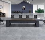 OEM ODM YES Black Modern Wooden Meeting Table for Office Furniture and