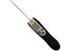 Black Instant Grill Thermometer , Foldable BBQ Food Thermometer Eco - Friendly