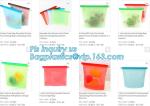 Silicone Kitchen Bag, Silicone Food Storage Bag Reusable,Reusable Silicone Food
