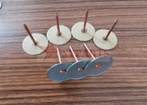 Wholesale HVAC Air Duct System Copper Plated Mild Steel Round Cupped Head CD Weld Nails from china suppliers