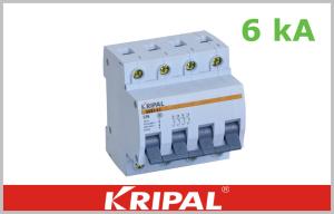 Wholesale 1/2/3/4P MCB Mini Circuit Breaker Breaking capacities:4.5KA :1,3,6,10,16,20,25,32,40A; 6 KA: 50,63A from china suppliers