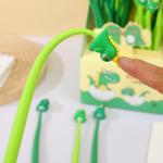 Cute Dinosaur Black Ink Pens,Cartoon Fun Kawaii Writing Gel Pens For Kids Office