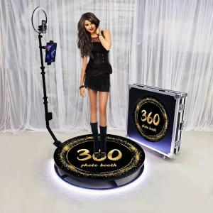 Wholesale Party Wedding 360 Photo Booth , Automatic Spinning Ipad 360 Photobooth Machine from china suppliers