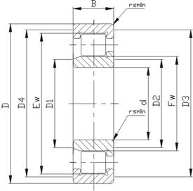 Wholesale Precision Cylindrical Roller Bearings: SL1923 series cylindrical roller bearing SL192317 from china suppliers