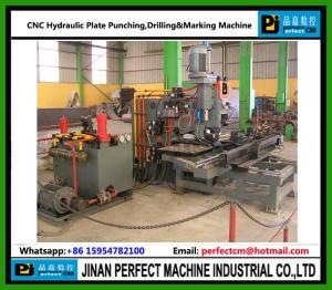 Wholesale CNC Hydraulic Punching, Drilling &amp; Marking Machine for Plates from china suppliers
