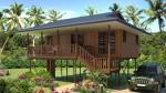 New Design Moistureproof Wooden House Bungalow / Saa Home Beach Bungalows Shower