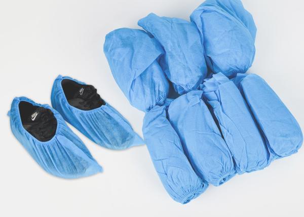 Medical Hospital Blue Disposable Non-Woven Shoe Cover Medical Consumable