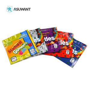 Wholesale VMPET Aluminum Mylar Gummy Smell Proof Mylar Bags 3.5g from china suppliers