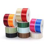Manufacturer 4cm Rose Ribbon Wedding Ribbon Flower Gift Cake Packaging Ribbon