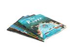 Soft Cover Childrens Book Printing Matt Paper Inner Film / Matt Lamination