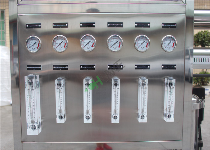 PLC Control RO Water Treatment Plant Reverse Osmosis For Drinking Water Purification