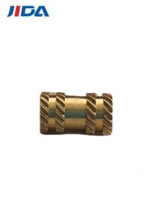 China ODM Thumb Twill Knurled Brass Threaded Insert Nut M4 X 10mm on sale