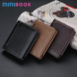 Wholesale Trifold PU Leather Men's Purse Series Men's Wallets with Zipper Buckle and Coin Pocket from china suppliers