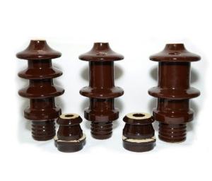 China Brown Current Transformer Porcelain Insulator OEM Transformer Bushing on sale