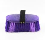 8 Inch 20*6 cm PP Horse Hair Body Brush Purple I - Shaped Plastic Foam