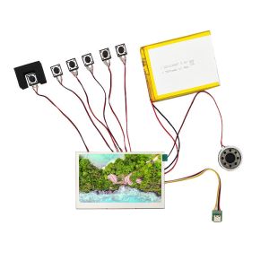 Buy cheap LCD Video Palyer Brochure 800x480 4.3 Inch TFT Display 350nits Brightness from wholesalers