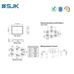 2-Pole Monolithic Crystal Filter 7050 Size 45mhz ±7.5khz For Radio Communication