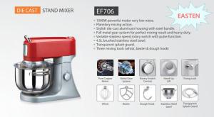 Wholesale 1000W Electric Stand Food Mixer Blender/ 4.5 Litres Planetary Cooking Mixer for Egg/Cake/Milk/Bread/Noodle/Pizza from china suppliers