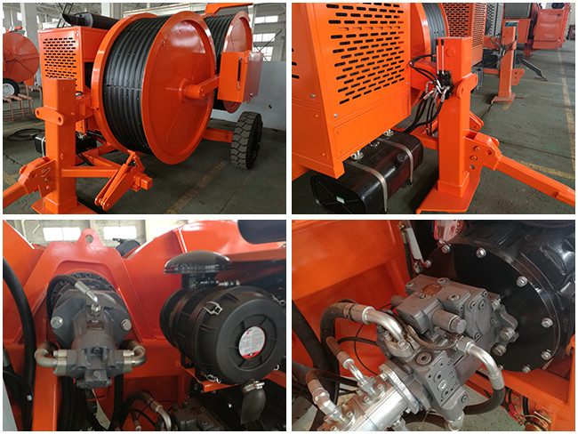 TY1x60 Hydraulic Tensioner Overhead Line Stringing Equipment Cummins Engine