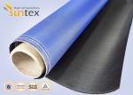 Fire Resistant PU Coated Fiberglass Fabrics M0 0.41mm 460g Flexible Duct Cloth