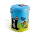 Lovely kid metal piggy bank with lock