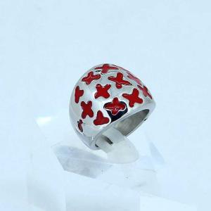 Wholesale FAshion 316L Stainless Steel Ring With Enamel LRX195 from china suppliers