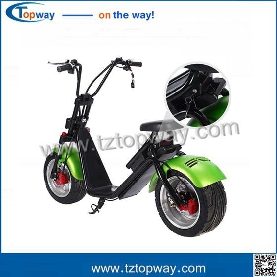 Quality disk brake Fat tire Adult citycoco electric scooter skateboard for sale