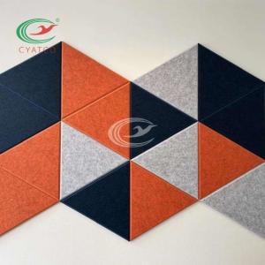 Wholesale OEM Fireproof Acoustic Sound Tiles Multipurpose Triangle Shape from china suppliers