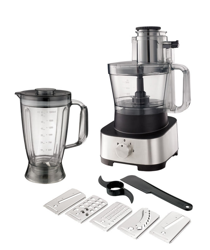 Food Preparation Stainless Steel Food Processor 1000W XL Bowl