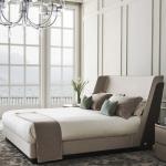 Tufted Modern Luxury King Size Bed 1.38m Leatherette Contemporary Italian