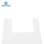 Biodegradable Material Plastic Packaging Bag Shopping T Shirt Poly Bags 25x14cm
