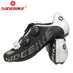 Durable Road Racing Bicycle Shoes , Black Road Cycling Shoes OEM / ODM Accept