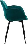 Living Room Velvet Occasional Armchair , Soft Backrest Lounge Chair With