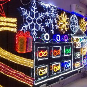 Wholesale 2016 hot sale 2 wires round LED flexible Neon rope light red/yellow/green/blue color from china suppliers