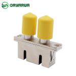 Metal SC To ST Duplex Fiber Optic Hybrid Adapter Singlemode