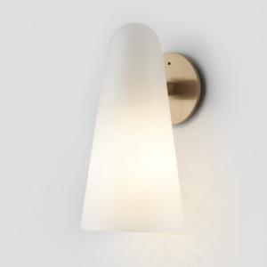 Wholesale Copper Cone Glass Corridor Domi Wall Sconce Gold Wall Lamp Living Room Bedroom Bedside Light from china suppliers