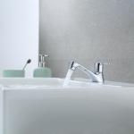 Brass Cartridge Single Cold Water Basin Tap Lever Handle L Shaped